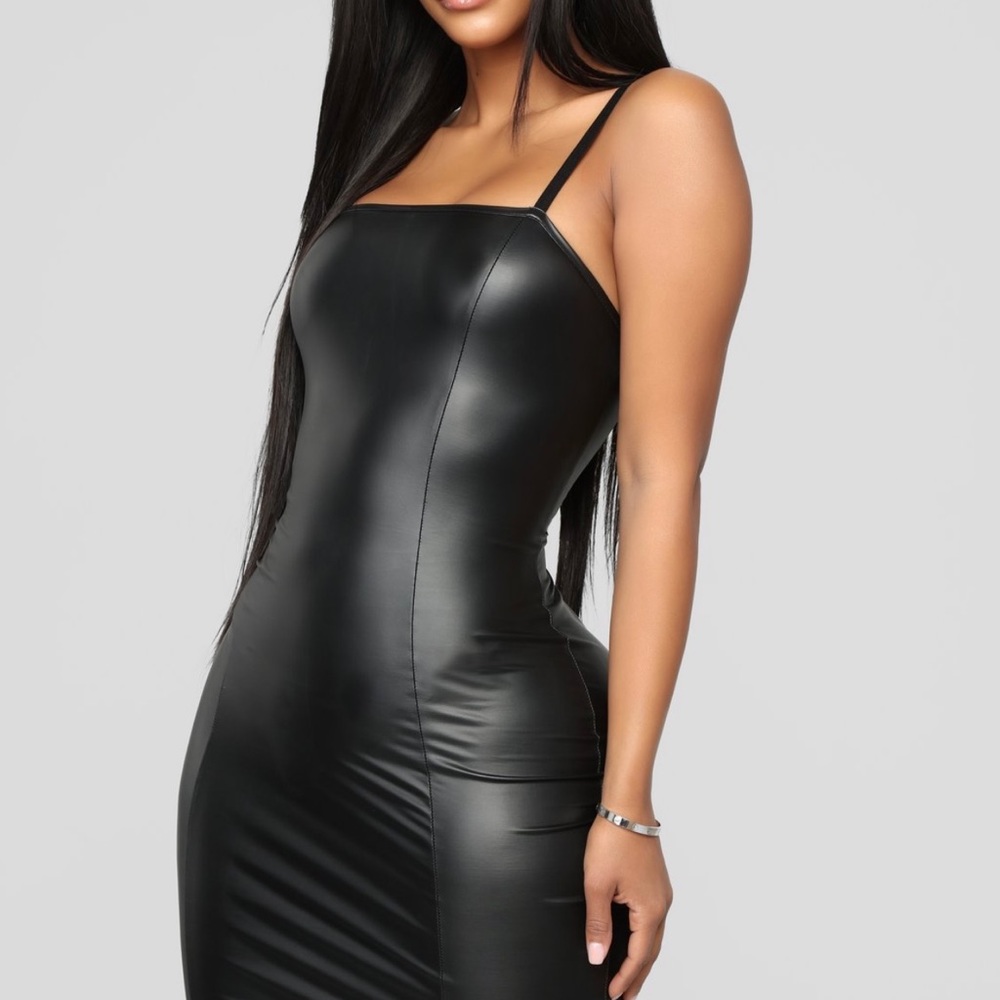 Fashion Nova Leather Dress